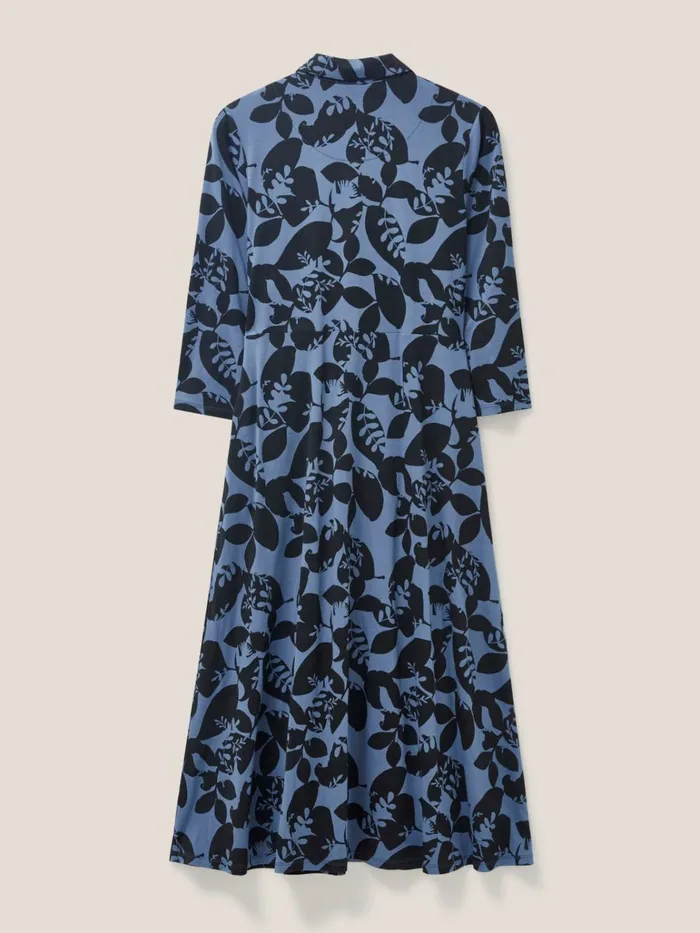 Women White Stuff Dresses Rua Printed Midi Dress Blue Print Women White Stuff Dresses Rua Printed Midi Dress Blue Print