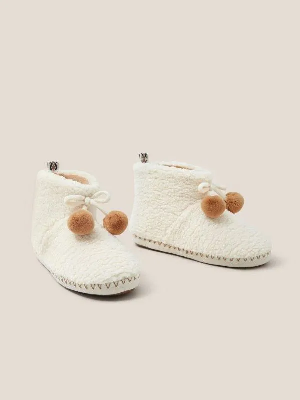 Women White Stuff Pyjamas And Nightwear Borg Slipper Bootie Light Natural Women White Stuff Pyjamas And Nightwear Borg Slipper Bootie Light Natural