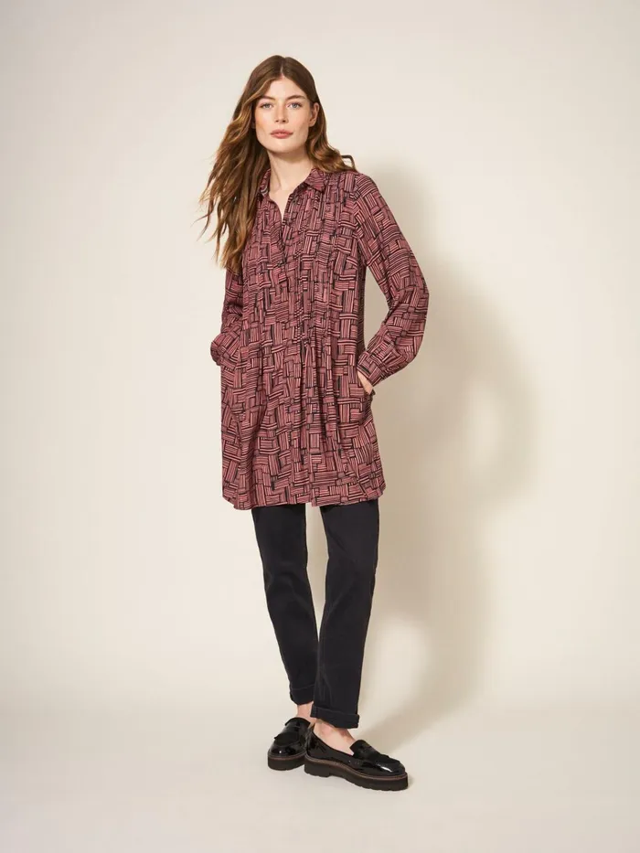 Women White Stuff Shirts Blouses And Tunics Georgie Shirt Tunic Navy Multi Women White Stuff Shirts Blouses And Tunics Georgie Shirt Tunic Navy Multi