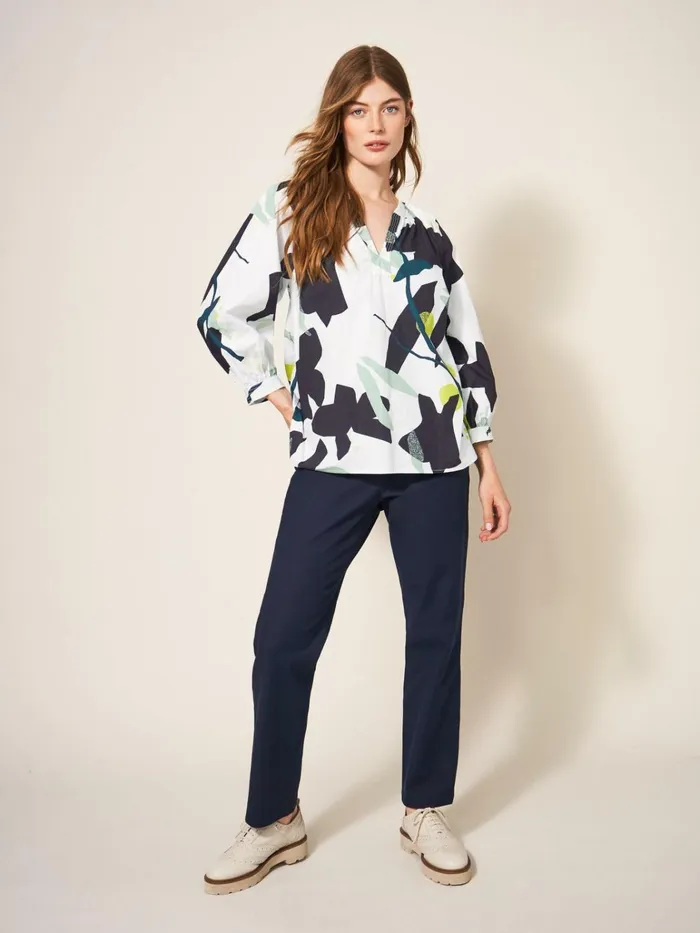 Women White Stuff Tops And Tshirts Georgie Cotton Top Natural Multi Women White Stuff Tops And Tshirts Georgie Cotton Top Natural Multi