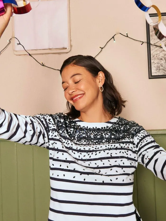Women White Stuff Tops And Tshirts ROXY SEQUIN TOP Ivory Multi Women White Stuff Tops And Tshirts ROXY SEQUIN TOP Ivory Multi