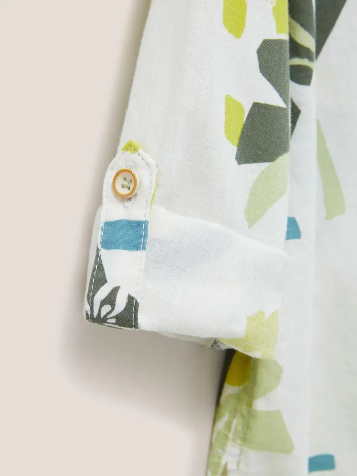 Women White Stuff Tops And Tshirts Sophie Organic Cotton Shirt Ivory Print Women White Stuff Tops And Tshirts Sophie Organic Cotton Shirt Ivory Print