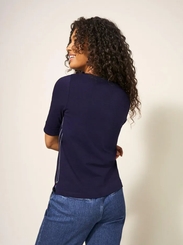 Women White Stuff Tops And Tshirts SYDNEY BOAT NECK TOP Dark Navy Women White Stuff Tops And Tshirts SYDNEY BOAT NECK TOP Dark Navy