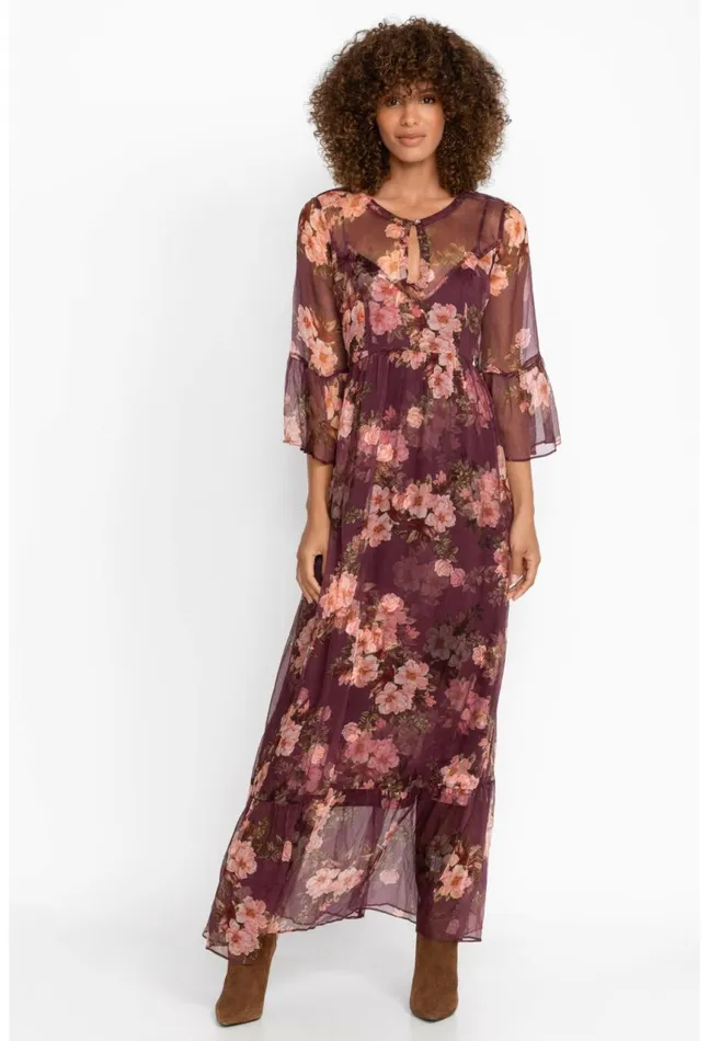 Women Winonna Silk Maxi Dress Winonna Johnny Was Dresses