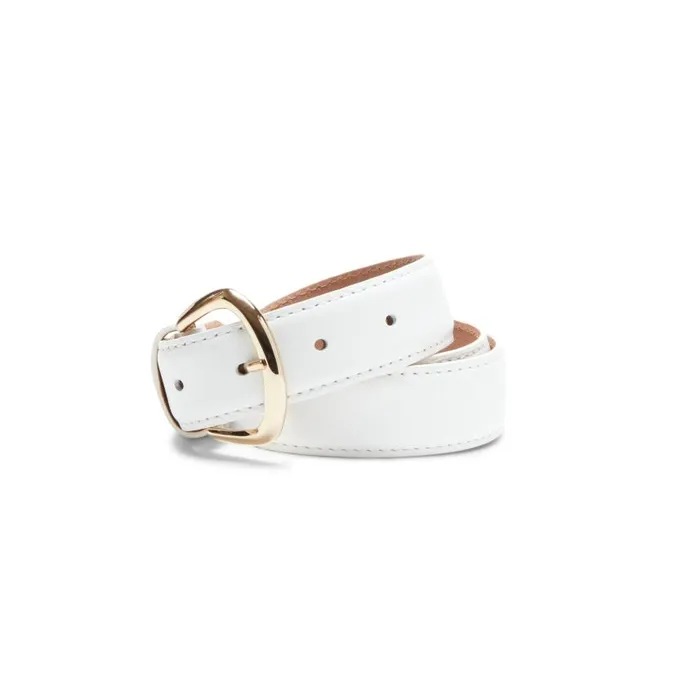 Women Women039s Leather Belt White Fratelli Rossetti Belts
