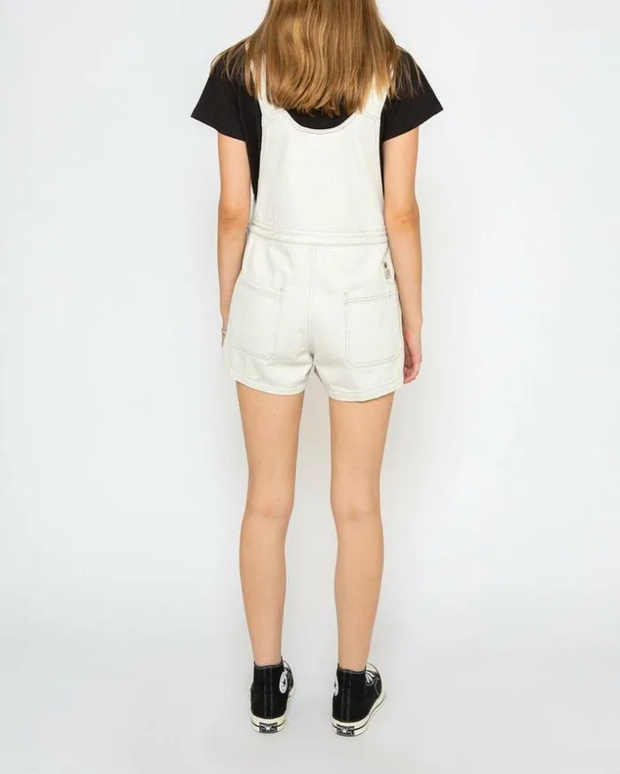 Womens Deus Ex Machina Dresses Vada Overall 8211 Bleached White Bleached White Womens Deus Ex Machina Dresses Vada Overall 8211 Bleached White Bleached White
