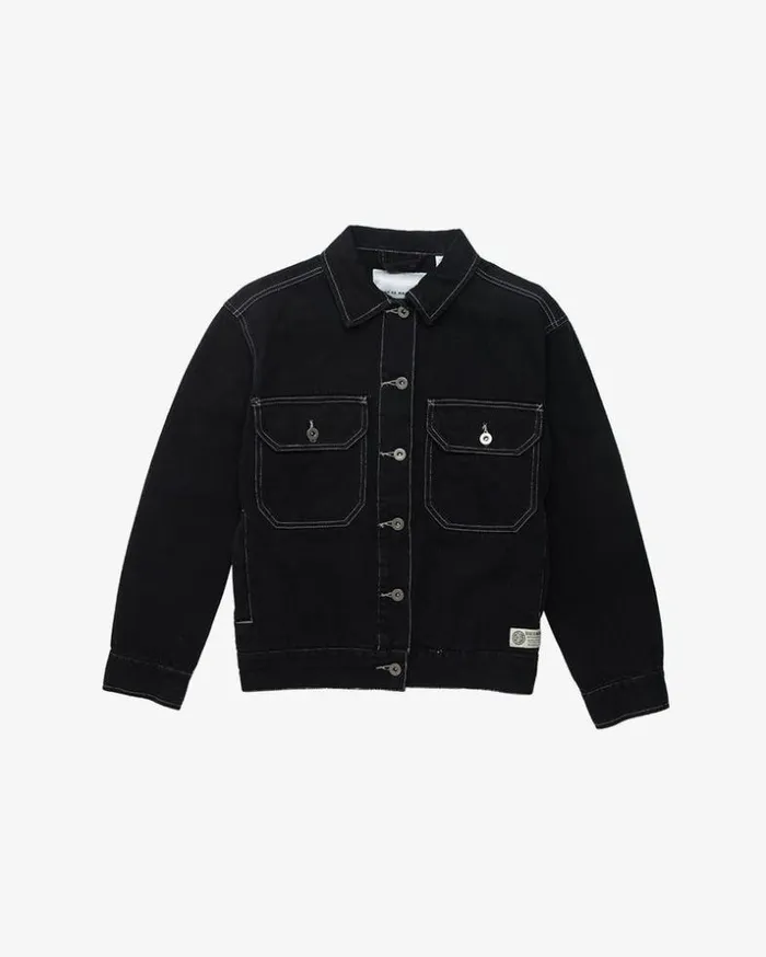 Womens Deus Ex Machina Jackets Coby Jacket 8211 Black Black Womens Deus Ex Machina Jackets Coby Jacket 8211 Black Black