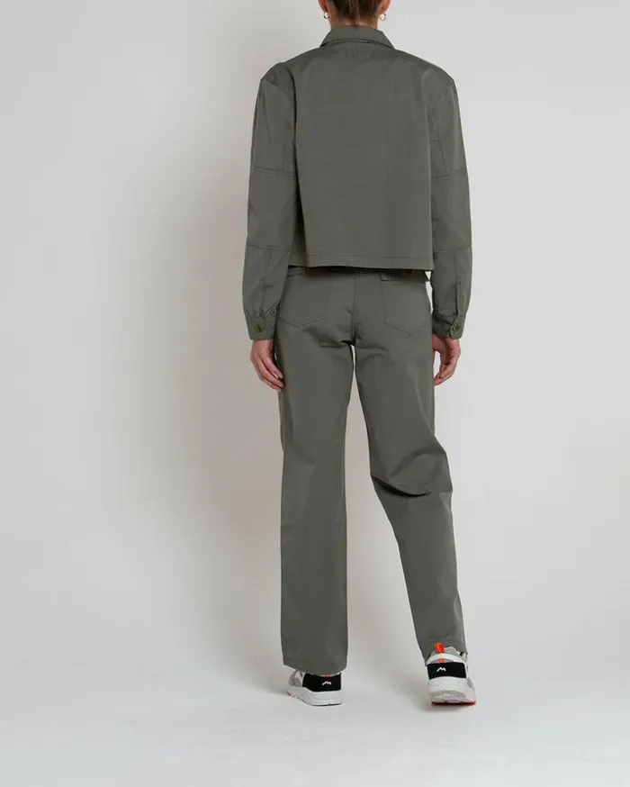 Womens Deus Ex Machina Jackets Cropped BDU Shirt 8211 Agave Green Agave Green Womens Deus Ex Machina Jackets Cropped BDU Shirt 8211 Agave Green Agave Green