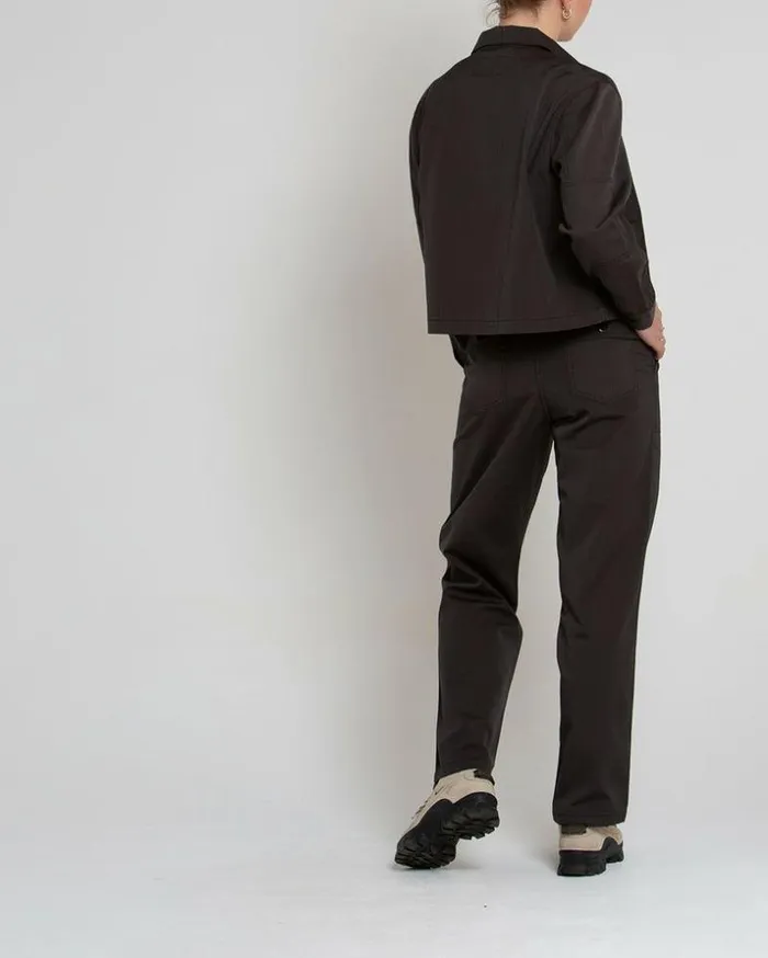 Womens Deus Ex Machina Jackets Cropped BDU Shirt 8211 Anthracite Anthracite Womens Deus Ex Machina Jackets Cropped BDU Shirt 8211 Anthracite Anthracite