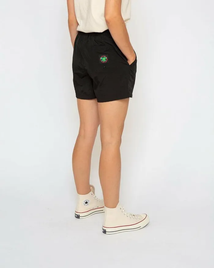 Womens Deus Ex Machina Shorts Nour Short 8211 Black Black Womens Deus Ex Machina Shorts Nour Short 8211 Black Black