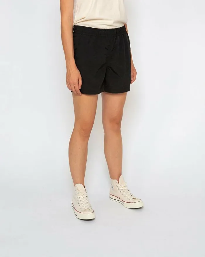 Womens Deus Ex Machina Shorts Nour Short 8211 Black Black Womens Deus Ex Machina Shorts Nour Short 8211 Black Black