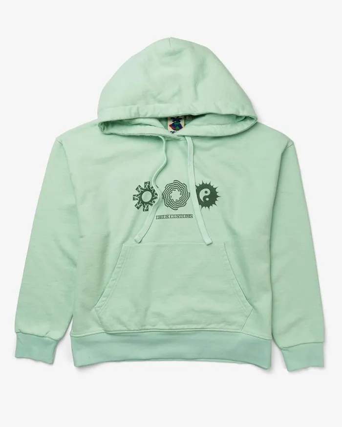 Womens Deus Ex Machina Sweaters Cultivate Hoodie 8211 Granite Green Granite Green Womens Deus Ex Machina Sweaters Cultivate Hoodie 8211 Granite Green Granite Green