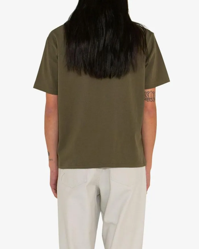 Womens Deus Ex Machina Tees Military Tee 8211 Clover Clover Womens Deus Ex Machina Tees Military Tee 8211 Clover Clover