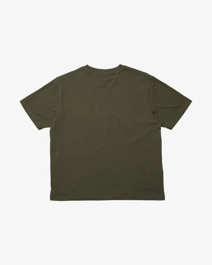 Womens Deus Ex Machina Tees Military Tee 8211 Clover Clover Womens Deus Ex Machina Tees Military Tee 8211 Clover Clover