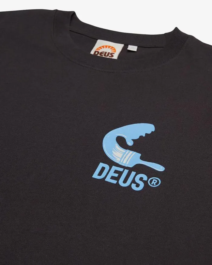 WomensMens Deus Ex Machina Gifting Venice Address Tee 8211 Anthracite Anthracite WomensMens Deus Ex Machina Gifting Venice Address Tee 8211 Anthracite Anthracite