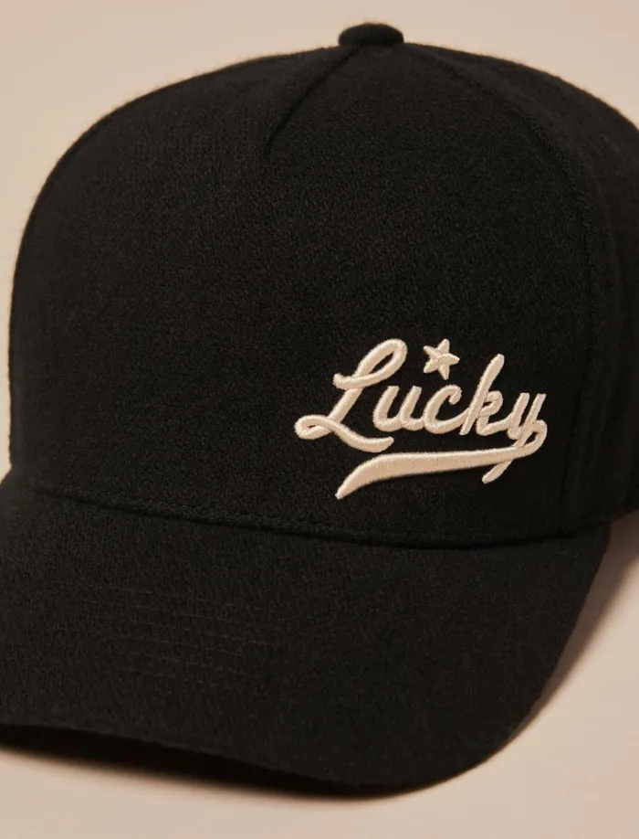 Wool Baseball Hat Black Women Lucky Brand Hats