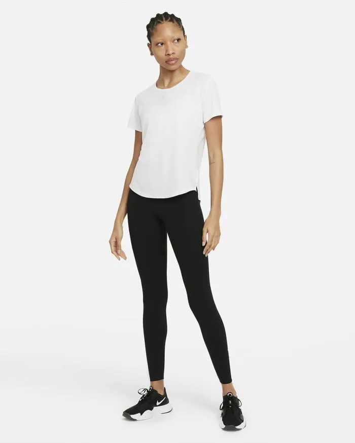 Yoga Women Nike DriFIT UV One Luxe White