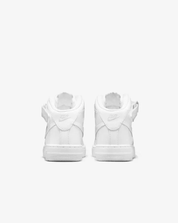 Younger Kids 3 8211 7 Years Kids Nike Force 1 Mid LE Whitewhite