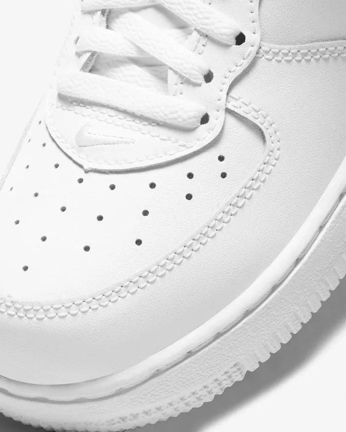 Younger Kids 3 8211 7 Years Kids Nike Force 1 Mid LE Whitewhite