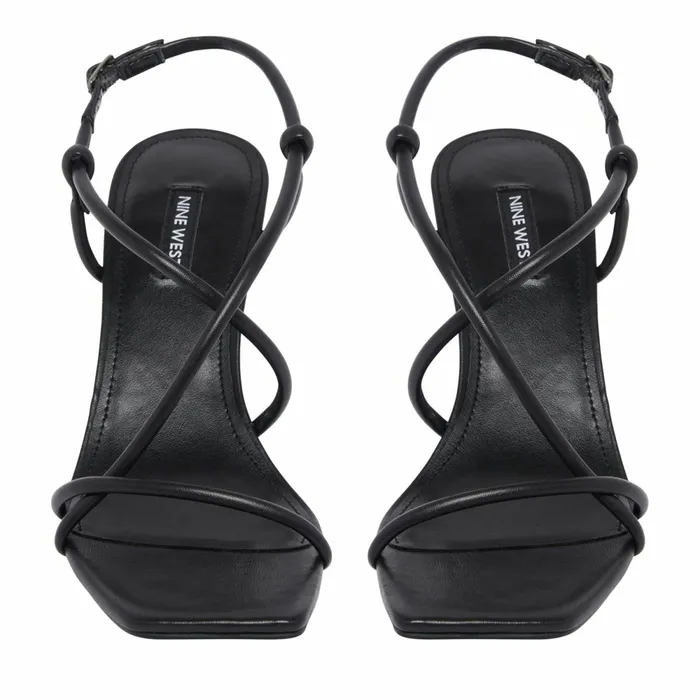 YUKI Black Women Nine West Sandals
